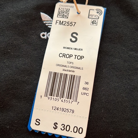 NWT Trefoil Graphic Crop Tee - Picture 4 of 5